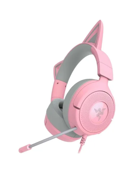 Auriculares gaming RAZER KRAKEN KITTY V3 X QUARTZ Rosa