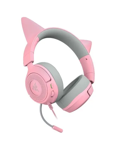 Auriculares gaming RAZER KRAKEN KITTY V3 X QUARTZ Rosa