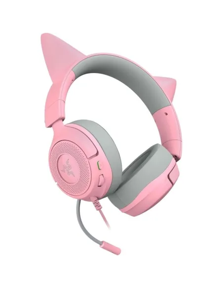 Auriculares gaming RAZER KRAKEN KITTY V3 X QUARTZ Rosa