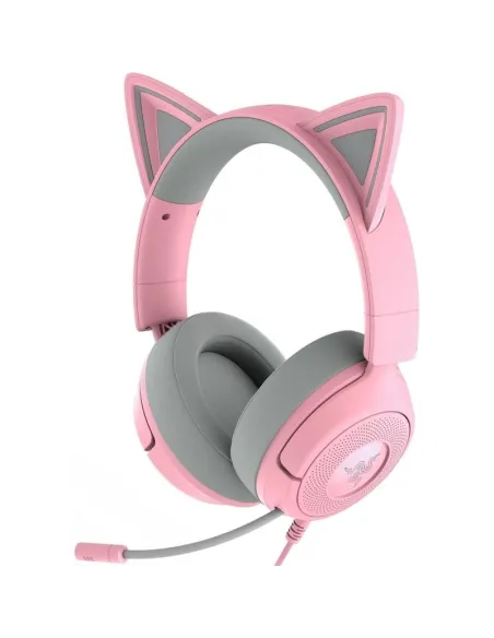 Auriculares gaming RAZER KRAKEN KITTY V3 X QUARTZ Rosa