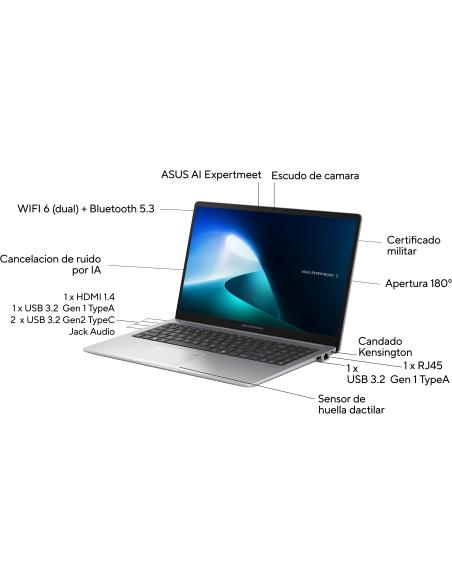 Asus ExpertBook P1 P1503CVA-S70676X Intel Core i7-13620H/16GB/512GB SSD/15.6" W11 Pro