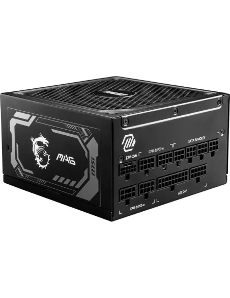 MSI MAG A1000GL PCIE5 ATX 3.1 1000W 80 Plus Gold Modular Negro