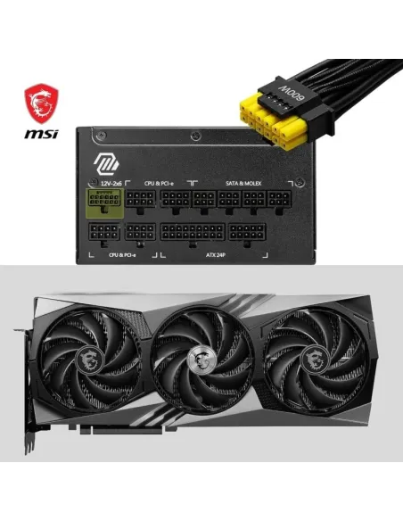 Fuente de Alimentación MSI MAG A1000GL PCIE5 II 1000W