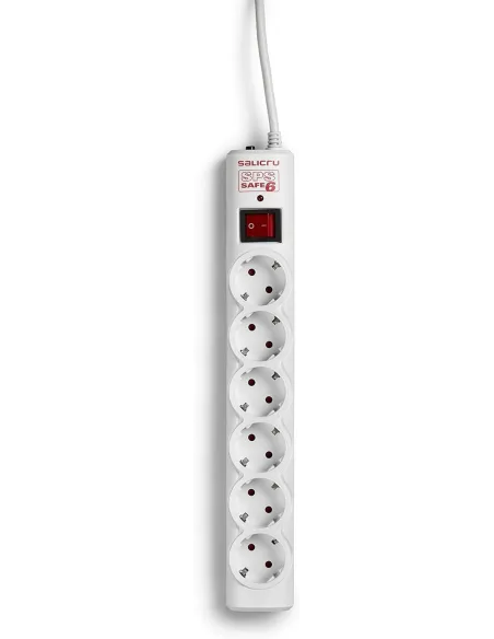 Regleta protección sobretensiones Salicru SPS SAFE 6S