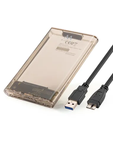 Ewent EW7069 Carcasa USB-A 3.2 Gen 1 para Discos Duros SATA 2.5 Transparente