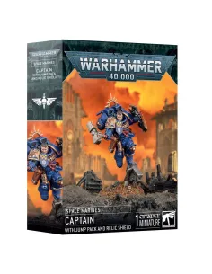 Capitán con propulsor de salto y escudo reliquia Space Marines Warhammer 40.000-86122