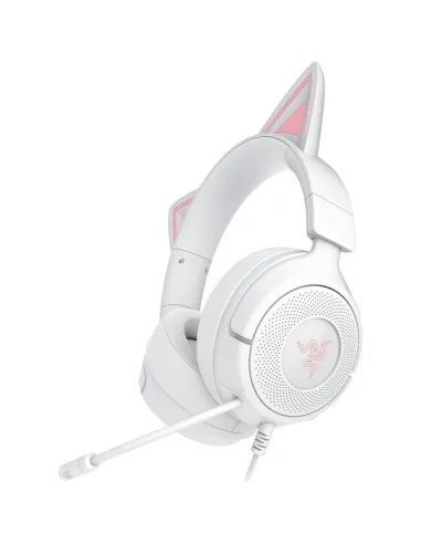 Auriculares gaming RAZER KRAKEN KITTY V3 X QUARTZ Blancos