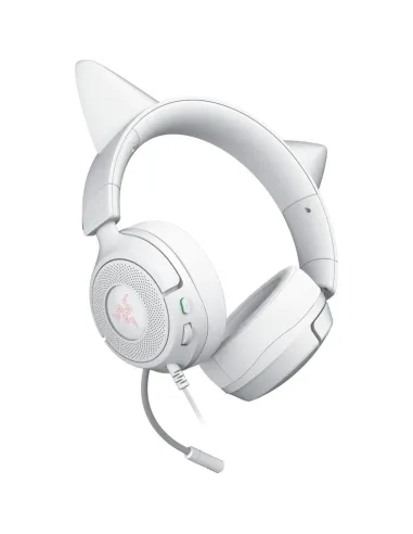 Auriculares gaming RAZER KRAKEN KITTY V3 X QUARTZ Blancos