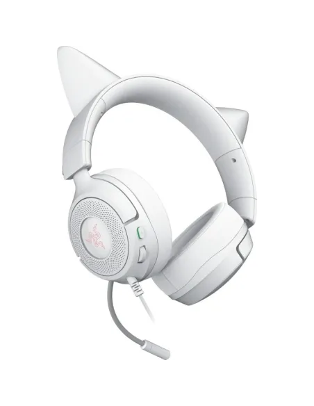 Auriculares gaming RAZER KRAKEN KITTY V3 X QUARTZ Blancos