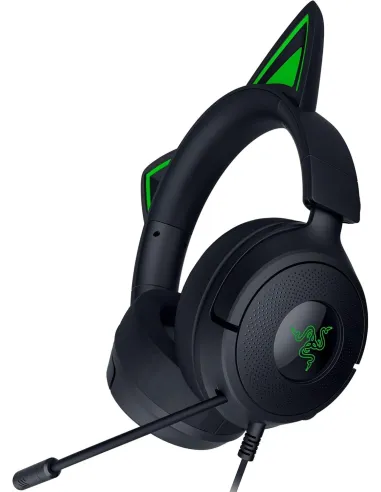Auriculares gaming RAZER KRAKEN KITTY V3 X QUARTZ Negros