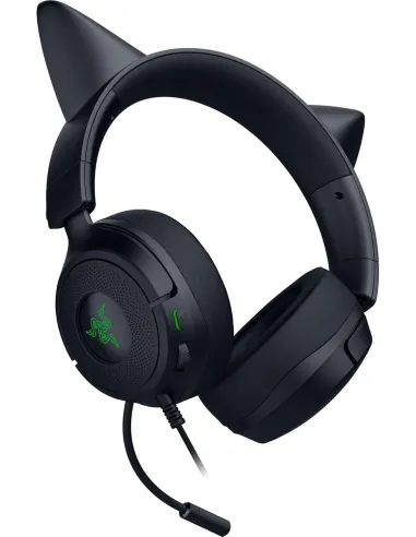 Auriculares gaming RAZER KRAKEN KITTY V3 X QUARTZ Negros