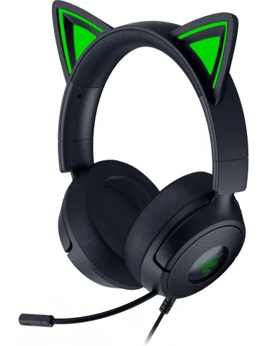Auriculares gaming RAZER KRAKEN KITTY V3 X QUARTZ Negros