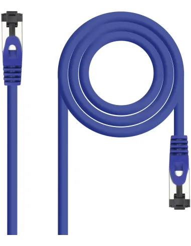 Nanocable 10.20.2000-L25-BL Cable Red RJ-45 Cat 8.1 2GHz LSZH SSTP AWG26 25cm Azul