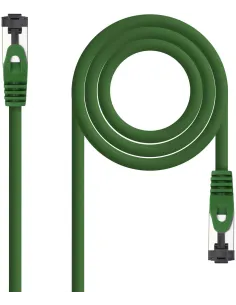 Nanocable 10.20.2000-L25-GR Cable Red RJ-45 Cat 8.1 2GHz LSZH SSTP AWG26 25cm Verde-ANEAHE1007