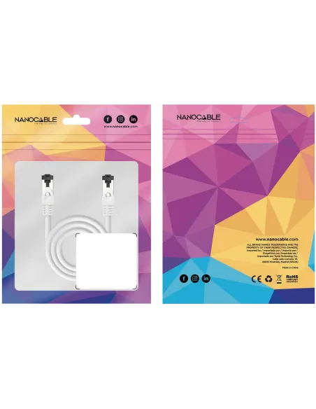 Cable de red Nanocable 10.20.2000-L25-W