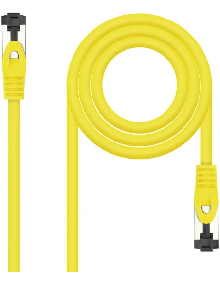 Nanocable 10.20.2000-L-25-Y Cable Red RJ-45 Cat 8.1 2GHz LSZH SSTP AWG26 25cm Amarillo