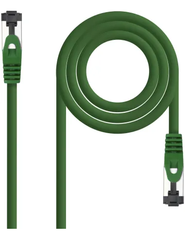 Nanocable 10.20.2000-L30-GR Cable Red RJ-45 Cat 8.1 2GHz LSZH SSTP AWG26 30cm Verde