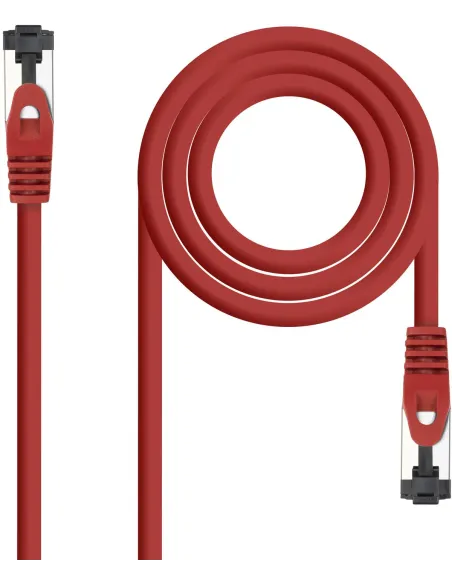 Nanocable 10.20.2001-R Cable Red RJ-45 Cat 8.1 2GHz LSZH SSTP AWG26 1M Rojo