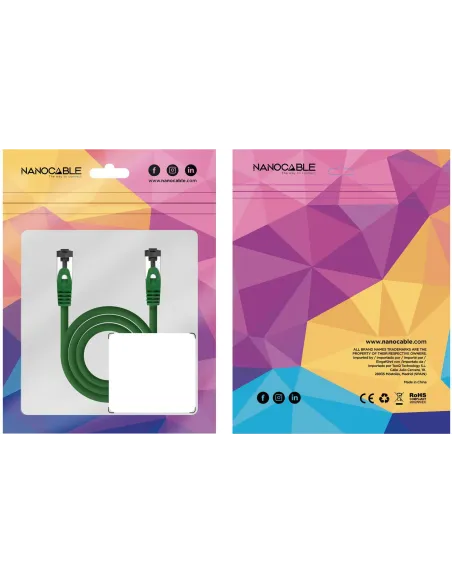 Cable de red Nanocable 10.20.2002-GR