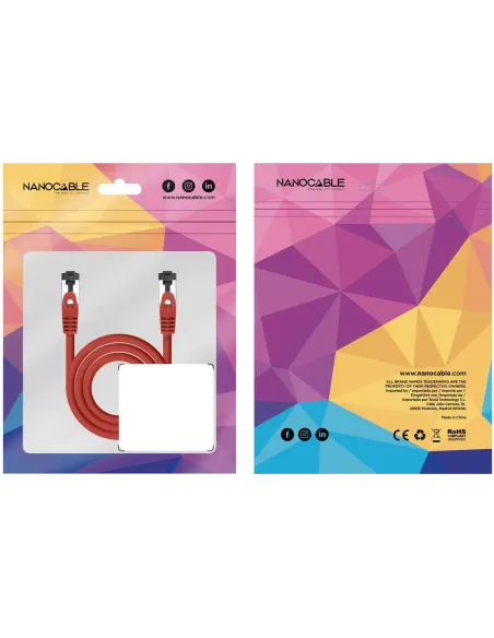 Cable de red Nanocable 10.20.2002-R