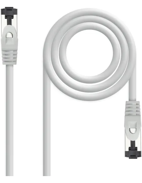 Nanocable 10.20.2005 Cable Red RJ-45 Cat 8.1 2GHz LSZH SSTP AWG26 5M Gris