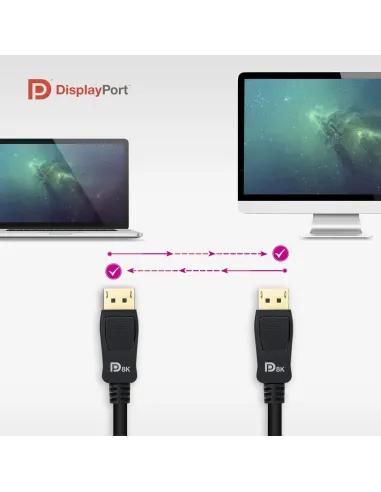 Cable DisplayPort 1.4 3 m – Nanocable 10.15.2803
