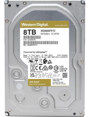 Western Digital Gold WD8005FRYZ HDD 3.5" 8TB SATA3