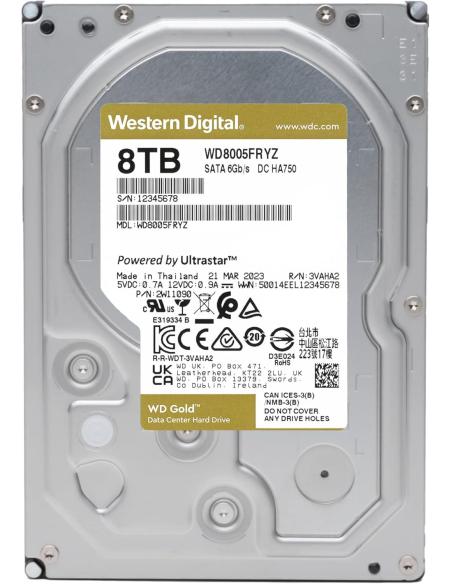 Western Digital Gold WD8005FRYZ HDD 3.5" 8TB SATA3