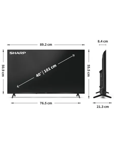Televisor QLED Sharp 40HF3265E