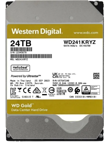 Disco Duro WD Gold Enterprise Class SATA HDD 24TB WD241KRYZ