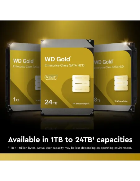 Disco Duro WD Gold Enterprise Class SATA HDD 24TB WD241KRYZ