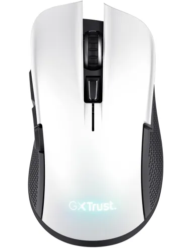 Trust GXT 923W YBAR Blanco Ratón Gaming Inalámbrico 7200DPI