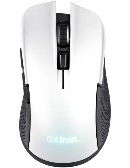 Trust GXT 923W YBAR Blanco Ratón Gaming Inalámbrico 7200DPI