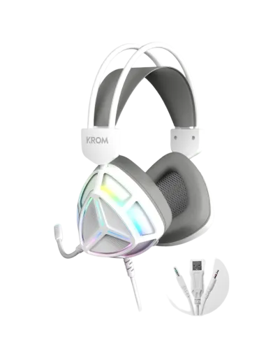 Pack Gaming Krom Klass 4 en 1 blanco – NXKROMKLASS