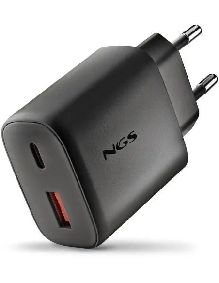 NGS ERA 45W Black GaN USB-C USB-A Carga Rápida Universal