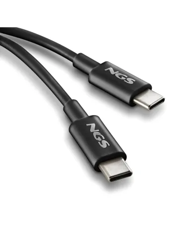 NGS Zyro 60W-1Black de 1M para móviles, tablets y portátiles