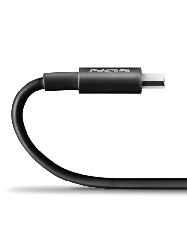 NGS Zyro 60W-1Black de 1M para móviles, tablets y portátiles