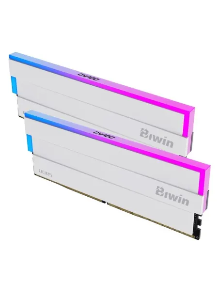 Biwin Opal DW100 DDR5 RGB 6000MHz 32GB 2x16GB CL30 Blanca
