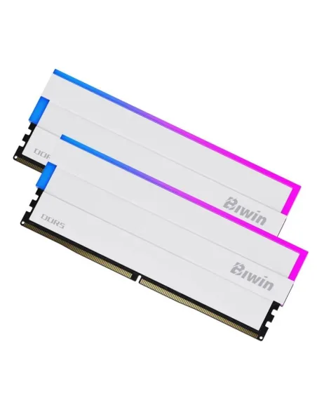 Biwin Opal DW100 DDR5 RGB 6000MHz 32GB 2x16GB CL30 Blanca