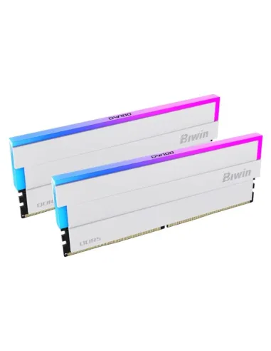 Biwin Opal DW100 DDR5 RGB 6000MHz 32GB 2x16GB CL30 Blanca