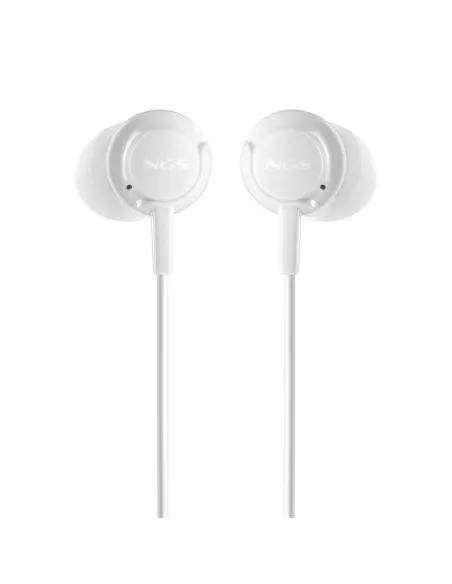 Auriculares NGS CROSS DRIFT WHITE con micrófono 3,5 mm