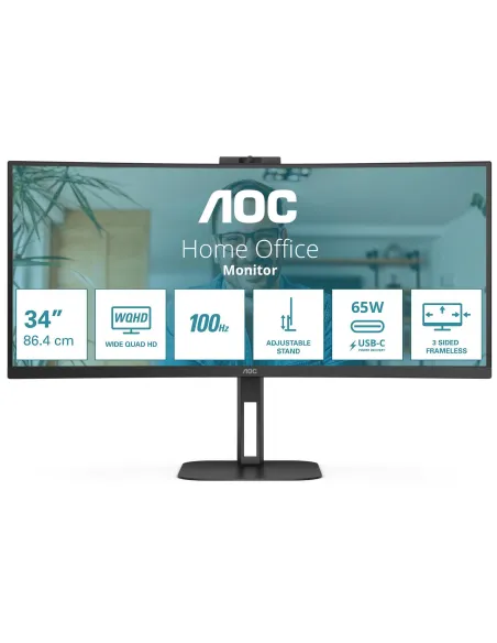 Aoc V5 CU34V5C/BK 34" LED VA WQHD 100Hz