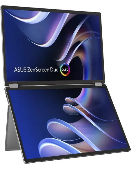 ASUS ZenScreen Duo OLED MQ149CD 14? 1920x1200 OLED 1ms Plata Panel Brillante Dual Screen