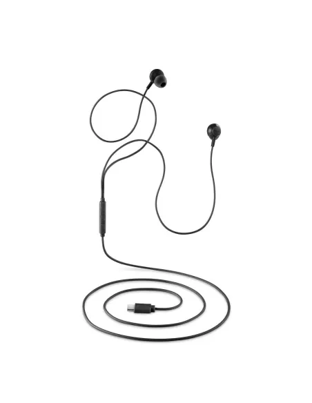 NGS CROSS STEP BLACK – Auriculares USB-C con micrófono 1,2 m