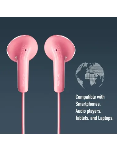 Auriculares NGS Cross Flip Pink con micrófono (jack 3,5 mm)