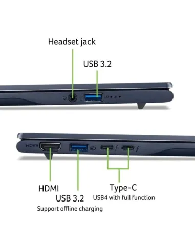 Portátil Acer Swift 14 AI Copilot+ PC SF14-51-7648