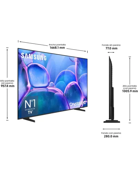 Televisor Samsung TU75U7025FK