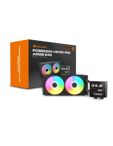 Cougar Poseidon Vistek PRO aRGB 240 Negra