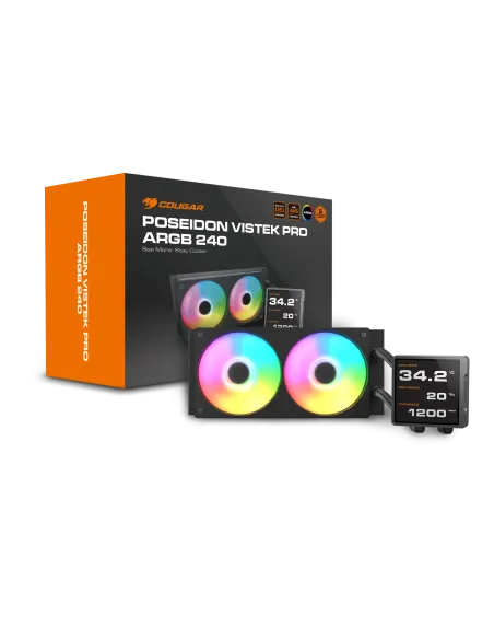 Cougar Poseidon Vistek PRO aRGB 240 Negra