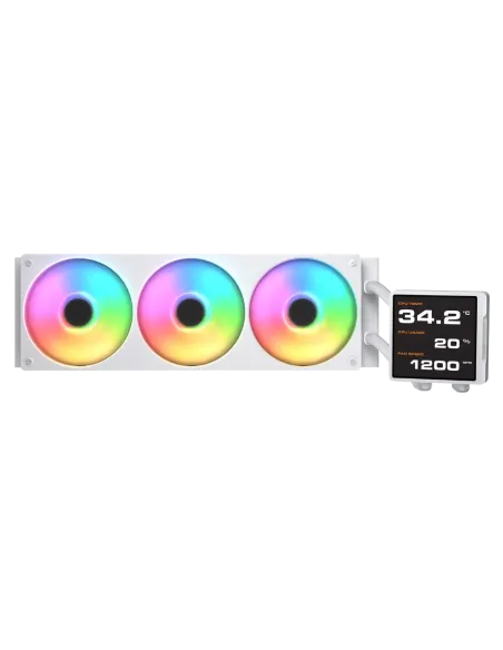 Cougar Poseidon Vistek PRO aRGB 360 Blanco Kit de Refrigeración Líquida
